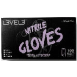 LEVEL 3 Nitrile Gloves 100 Small PEARL LAVENDER