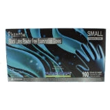 Phantom Latex Powder Free Exam Gloves Small Black