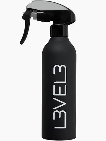 Level 3 Rubberized Spray Bottle Black
