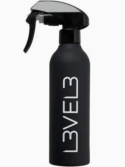 Level 3 Rubberized Spray Bottle Black