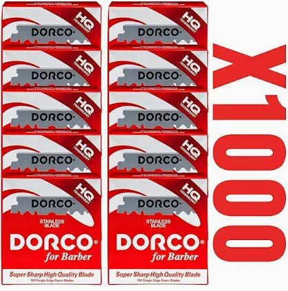 Dorco Stainless Steel Half Blades 100ct