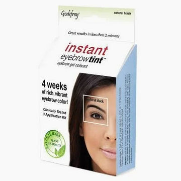 Godefroy Instant Eyebrow Tint Natural Black (3-Applications)