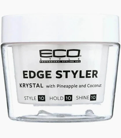 Eco Styler Edge Styler Krystal Gel with Pineapple and Coconut 8 Oz