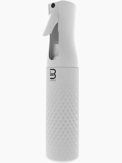 Level 3 Beveled Spray Bottle Hair Spray Bottle White