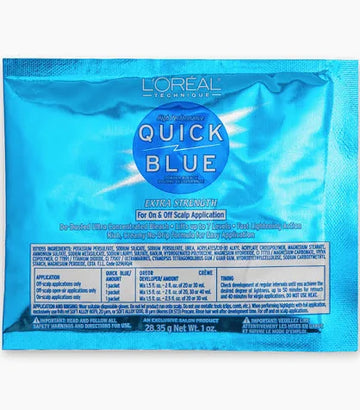 L Oreal Quick Blue High Performance Powder Lightener Packette 1oz