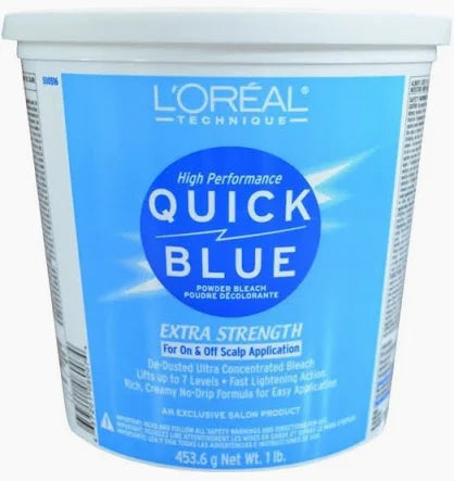 L ' Oréal Technique Quick Blue High Performance Bleach | Professional Hair Bleaching Powder | No Drip Formula | 1lb
