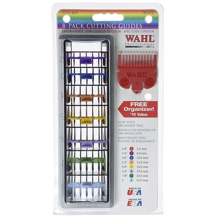 Wahl Colored Cutting Guards 1-8